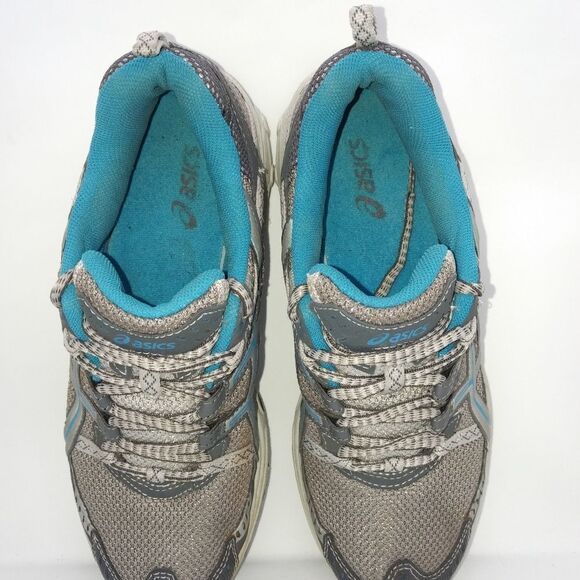 Asics Gel Enduro 6 Trail Running Sneakers Women's Size 8 Grey, Blue - Picture 6 of 8